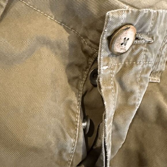 J Brand Women's Olive Green Button Fly Chino Pants Army Green Pockets Size 29 - Picture 5 of 15